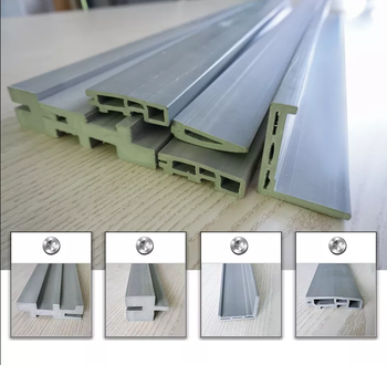 Single cavity pvc baseboard extrusion mould