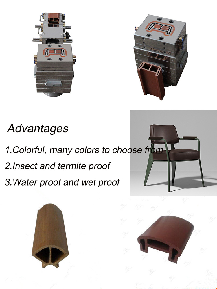 extrusion mould for handrail