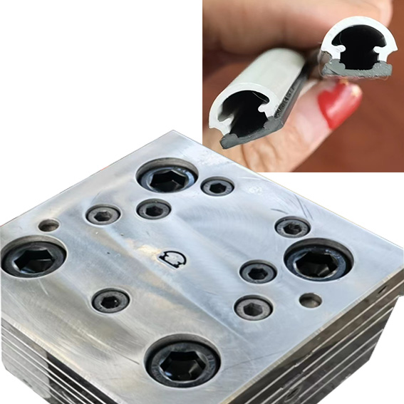 Profile Die Head Extrusion Mould for Soft PVC strip