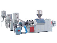 SJZ Series Counter Rotation Conical Twin-screw Pelletizing Extrusion Line