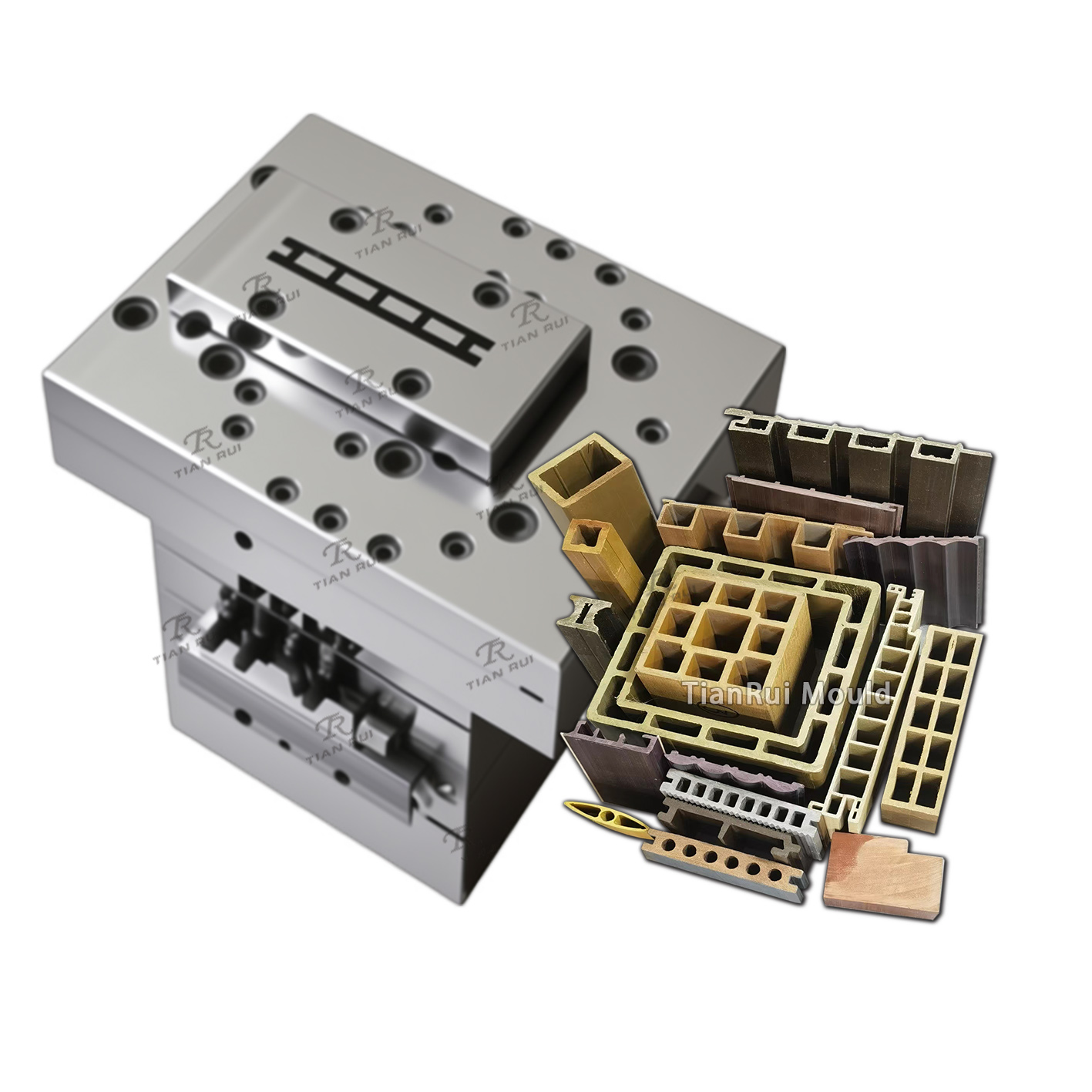 PE WPC decking mould