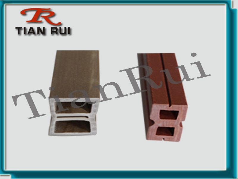 Interior Decorating PE wood keel profile plastic mould